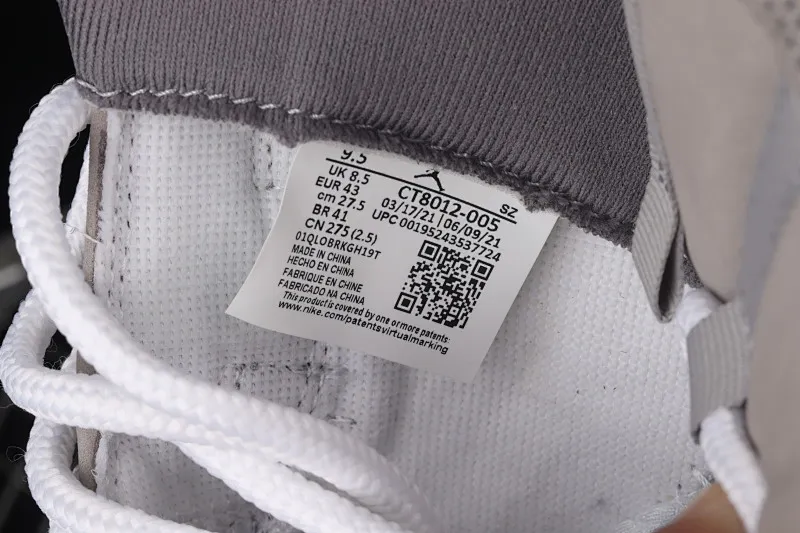 All categories Air Jordan Jordan series basketball shoes Air Jordan 11 P version Air Jordan 11 Retro "Cool Grey" AJ11 Joe 11 new cool gray CT8012-005